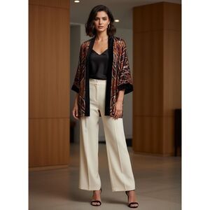 Chico’s Velvet Kimono Jacket – Size 1